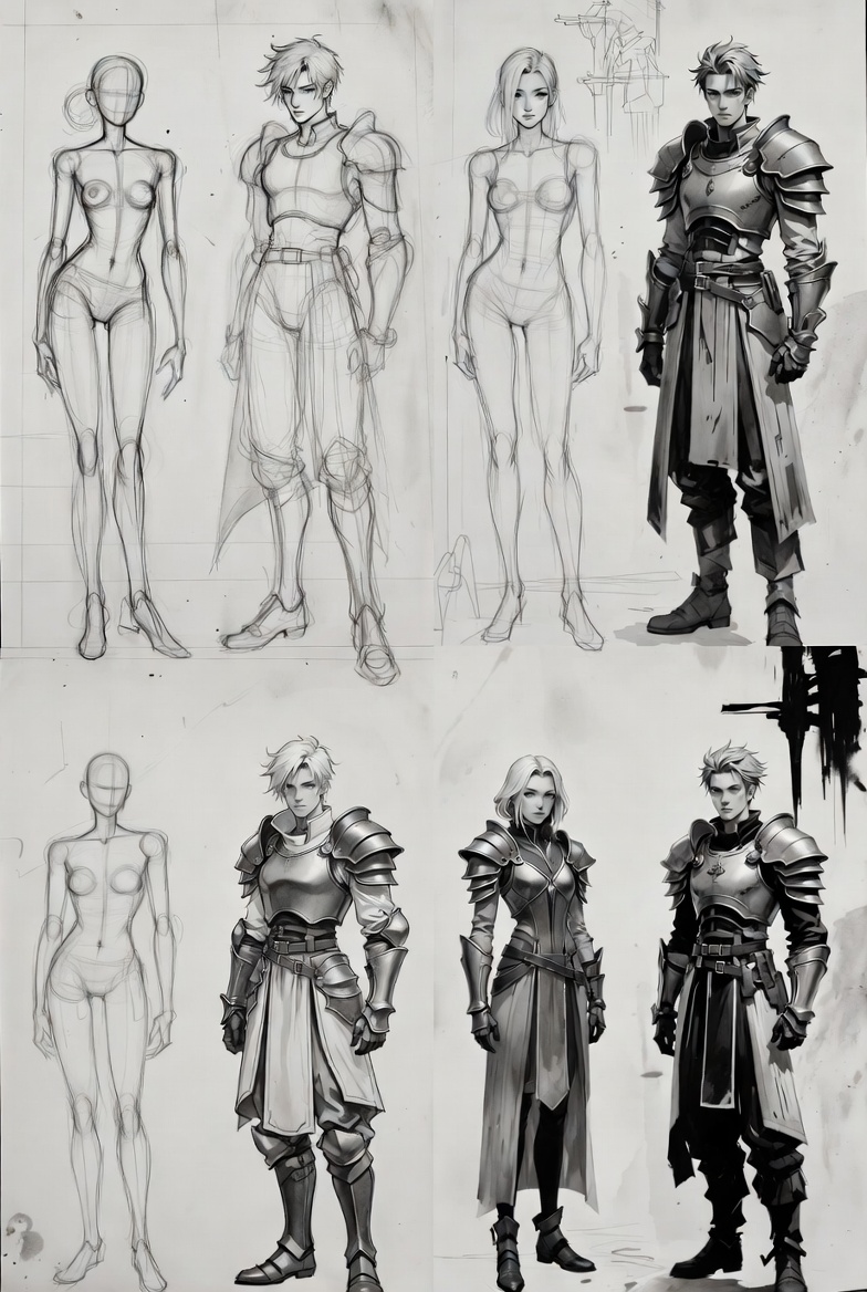 Anatomy roughs